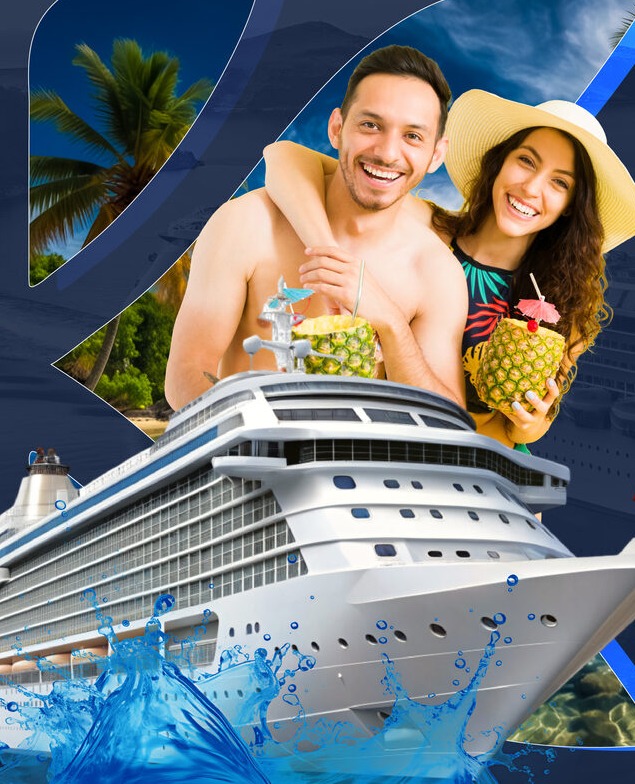 Pareja disfrutando un crucero de bienestar KAIZEN TRAVEL